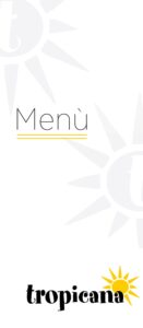 Tropicana Menu 0