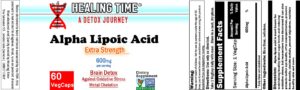 HT Alpha Lipoic Acid Label