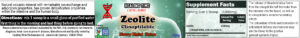 HT Zeolite Clinoptilolite Label